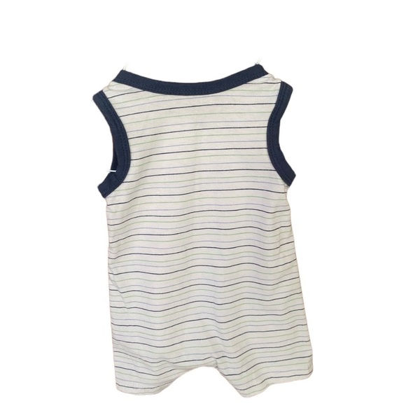 KYLE & DEENA New York Baby Boy Summertime Romper Size 0-3M - Picture 2 of 4